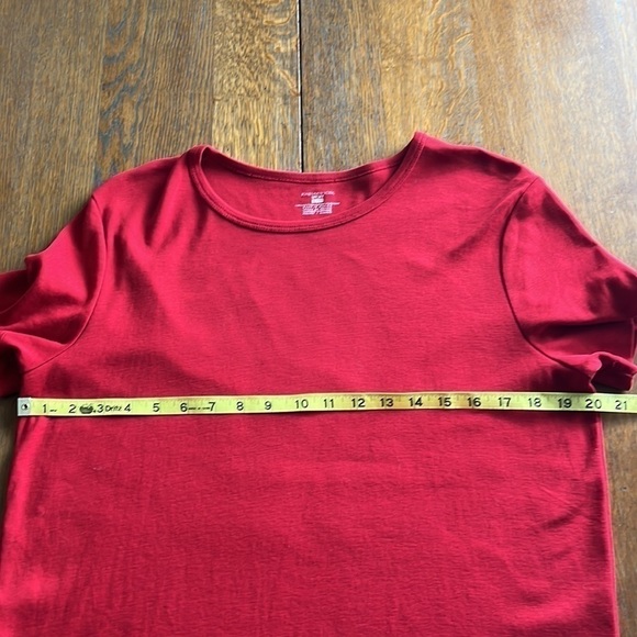 Jones New York sport crewneck T-shirt size XL short sleeves lightly ribbed - Picture 7 of 12